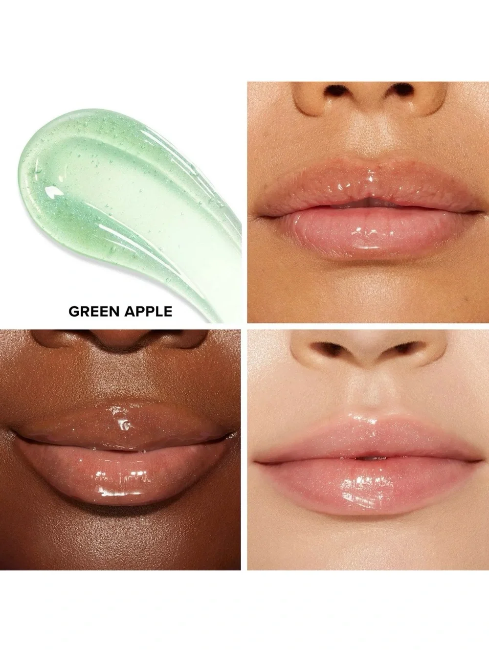 Too Faced Green Apple Kissing Jelly Gloss Juicy Lip Oil/Lip Gloss Hybrid